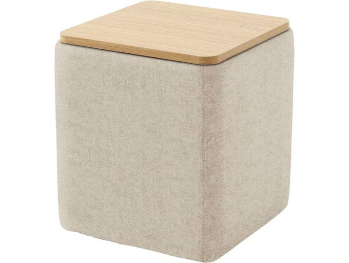 Home affaire Ablagetisch Kyro, Stauraum mit Tischplatte Eiche, Breite 40 cm, Stylisch, handlich und praktisch für dein Schlafzimmer