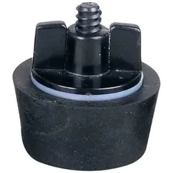 Winterstopfen 1 1/2" aus Gummi in schwarz
