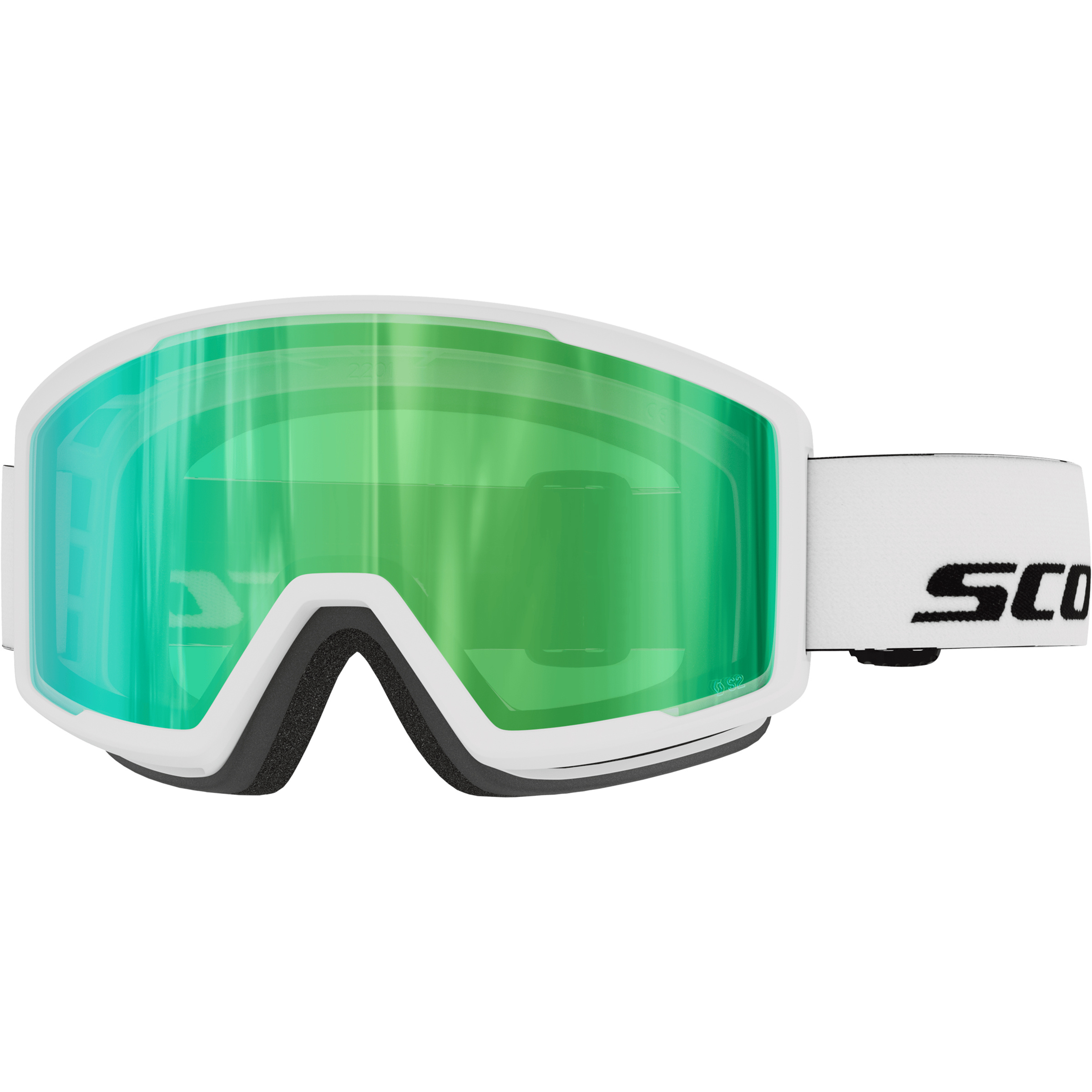 Scott Trace Pro Compact Skibrille Skibrillen gruen Freeride | Skifahren