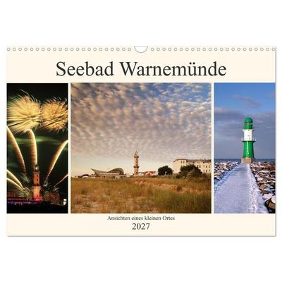 Seebad Warnemünde (Wandkalender 2027 DIN A3 quer), CALVENDO Monatskalender
