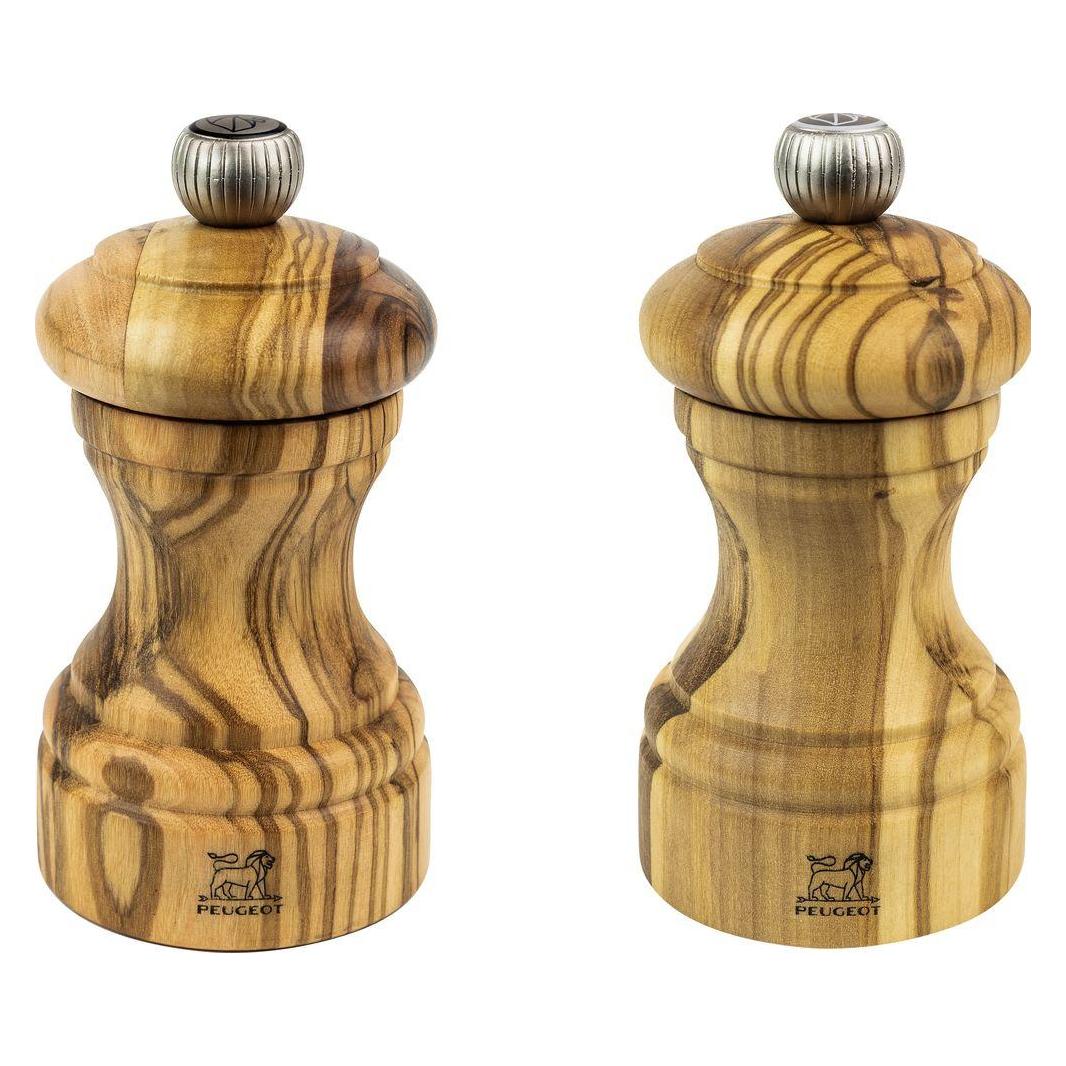 Peugeot BISTRO Duo Zirlion Salz- und Pfeffermühle Olivenholz 10cm (Pfeffer, Salz) (2/3821200)