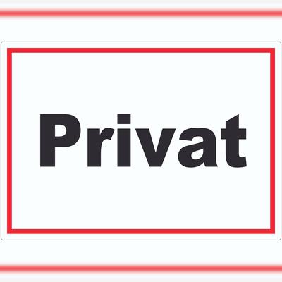 HB-Druck Privat Aufkleber schwarz-weiß-rot A8 (52x74mm)