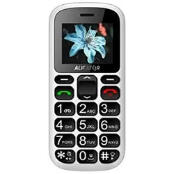 Aligator A321 Senior Black, Grey Senior phone (1.80"), Tastenhandy, Schwarz, Grau
