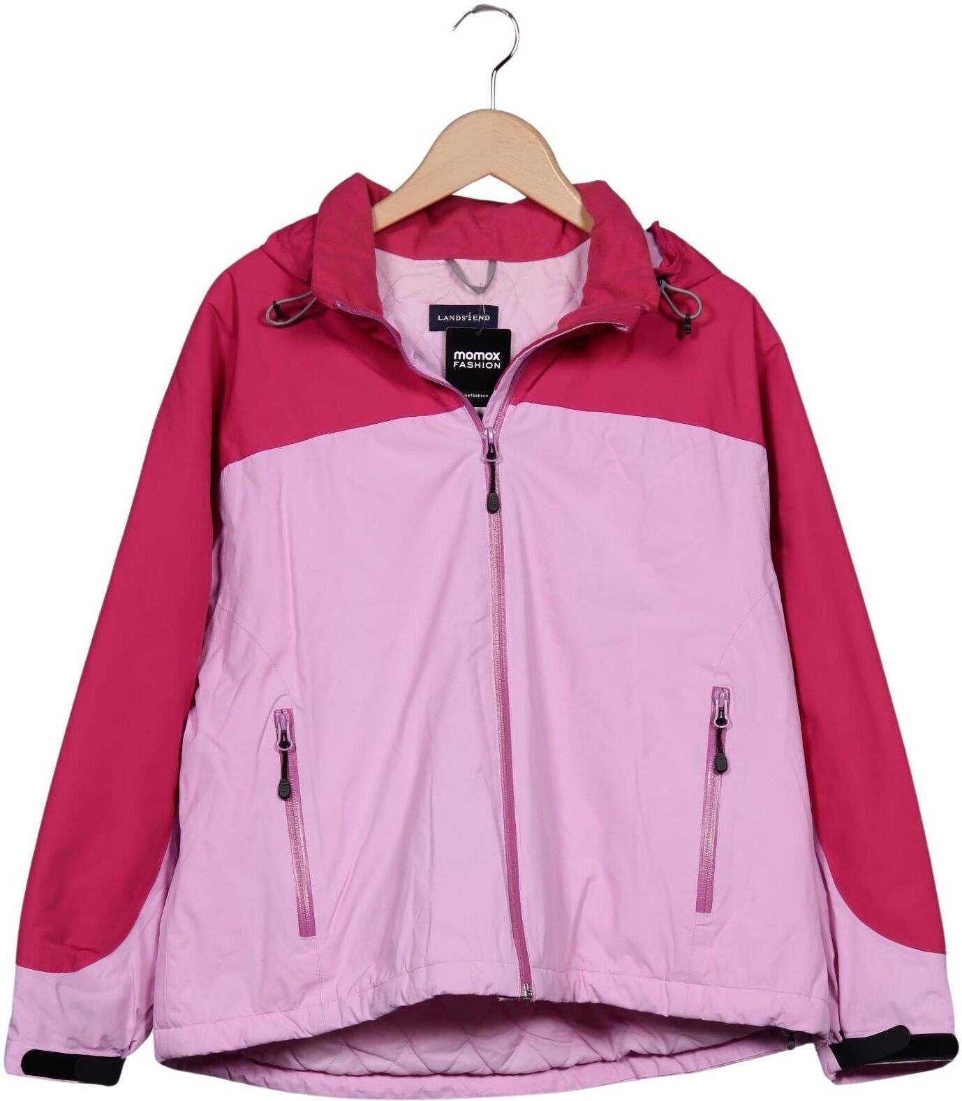 Lands End Damen Jacke, Pink, Gr. L, Synthetik - Second Hand