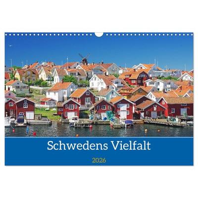 Schwedens Vielfalt (Wandkalender 2026 DIN A3 quer), CALVENDO Monatskalender