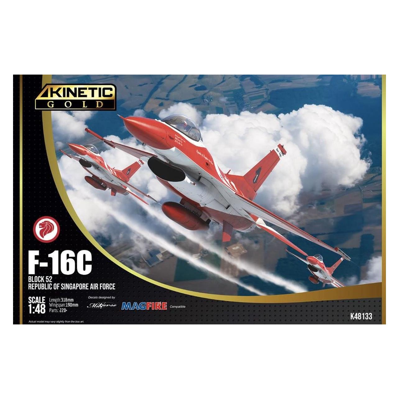 Kinetic RSAF F-16C BLACK KNIGHT (K48133)