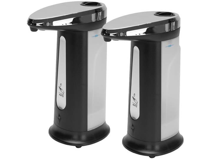 2er-Set Automatischer Seifenspender mit Infrarot-Sensor, berührungslos, 400 ml