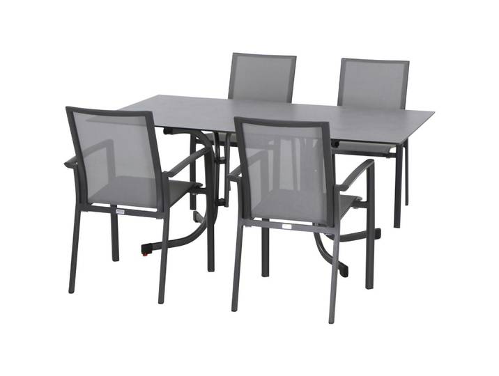 Loungegarnitur 5--teilig Velia aus Metall