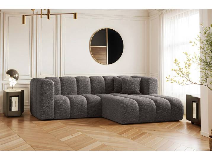 Kaiser Möbel Ecksofa L-form Sofa Grand Modular Stoff Haga und Salvador, Große Auswahl an Farben, moderner Stil, modular