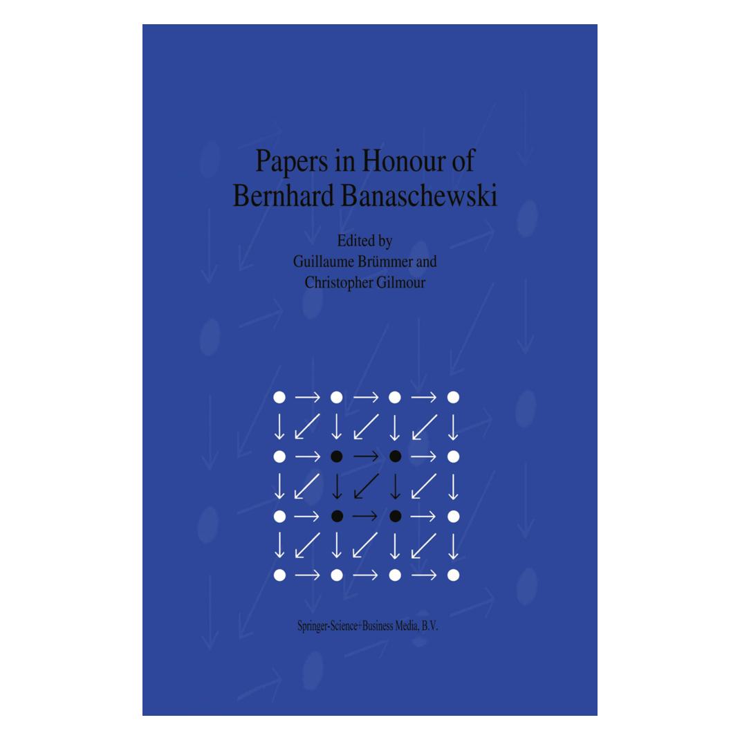 Springer Papers in Honour of Bernhard Banaschewski (Englisch, Softcover, Brümmer, Christopher, Gilmour, Guillaume) (55372464)