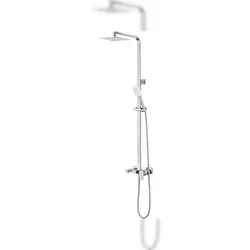 TRIZERATOP Duschsäule aus Edelstahl mit Dusch-Set STEELY 4