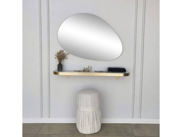 Miroir salon organique 90 cm - style scandinave CODY