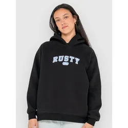 Rusty A Grade Oversized Fleece Hoodie black Gr. 14