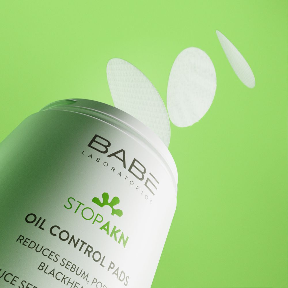 Babé Stop AKN Oil Control Pads Reduces Sebum, Pores and Blackheads 60&nbsp;un.