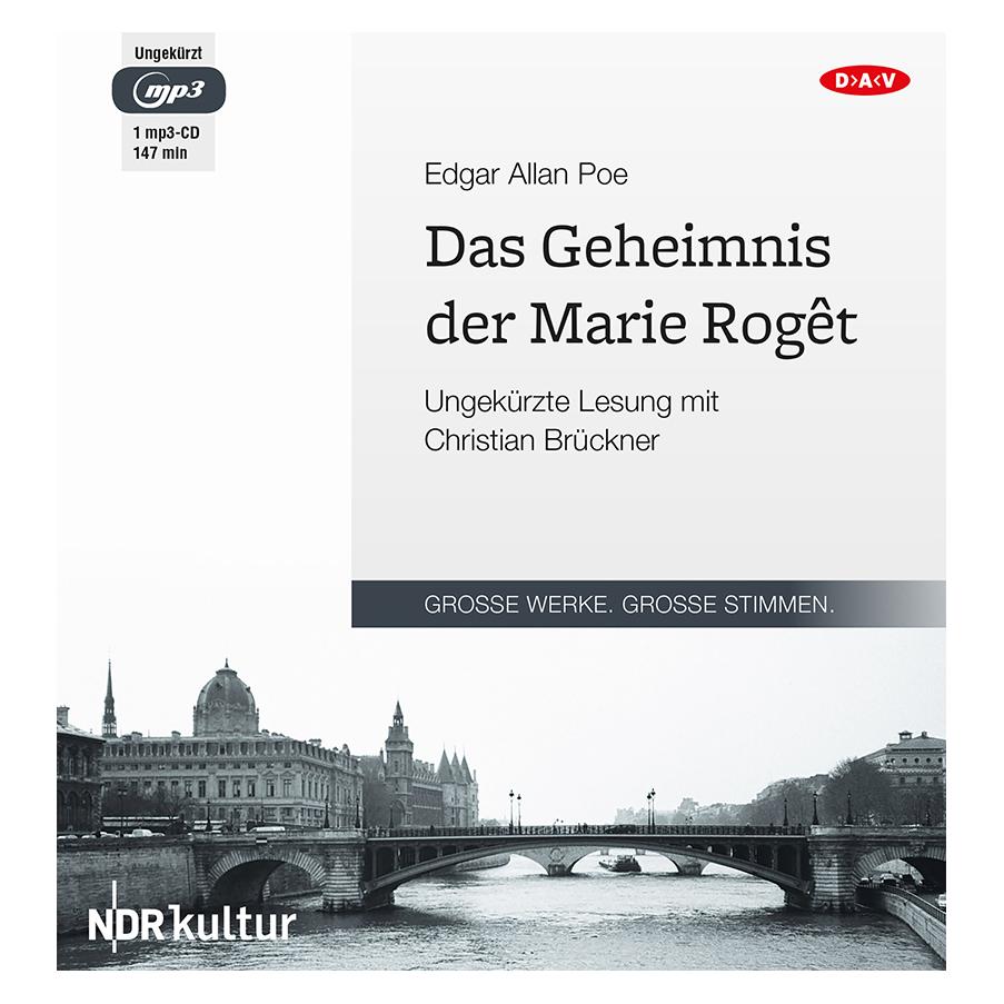 Audio Verlag Das Geheimnis der Marie Roget (Edgar Allan Poe, Deutsch) (6811152)