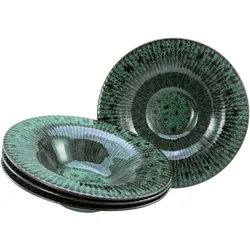 CreaTable Allegra, Teller, Mehrfarbig, Grün