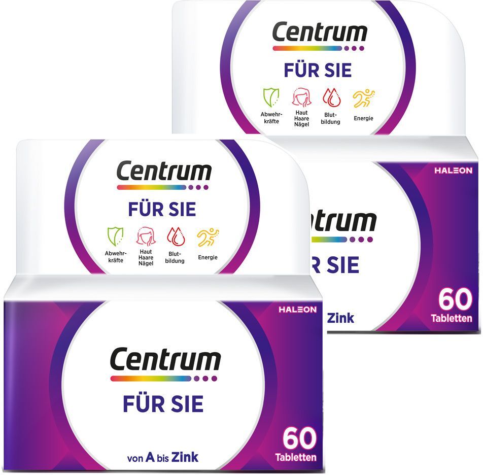 Centrum Für Sie, Nahrungsergänzungsmittel 2x 2x60 St Tabletten