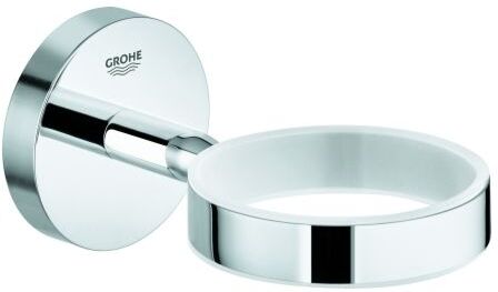 Grohe Bau Cosmopolitan Halter 40585001 chrom, für Glas, Seifenspender, Seifenschale