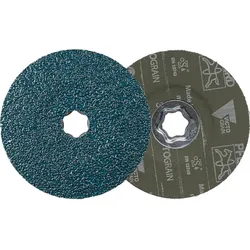 Fiberscheibe Pferd COMBICLICK, Ø 125 mm, Körnung 36