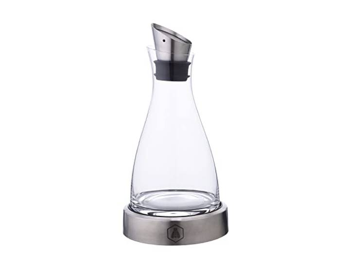 LAGUIOLE, 40269026, karaf van glas, koelbasis van hoge kwaliteit, met afgeschuinde schenktuit, transparant glas, inhoud wijn 1,78 ml, 22 x 12 cm