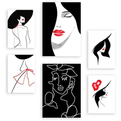 POSTER Set Mit 6 Stiftungs Schönheit In Weibliche Zusammenfassung A3 & A4 Rahmenlos