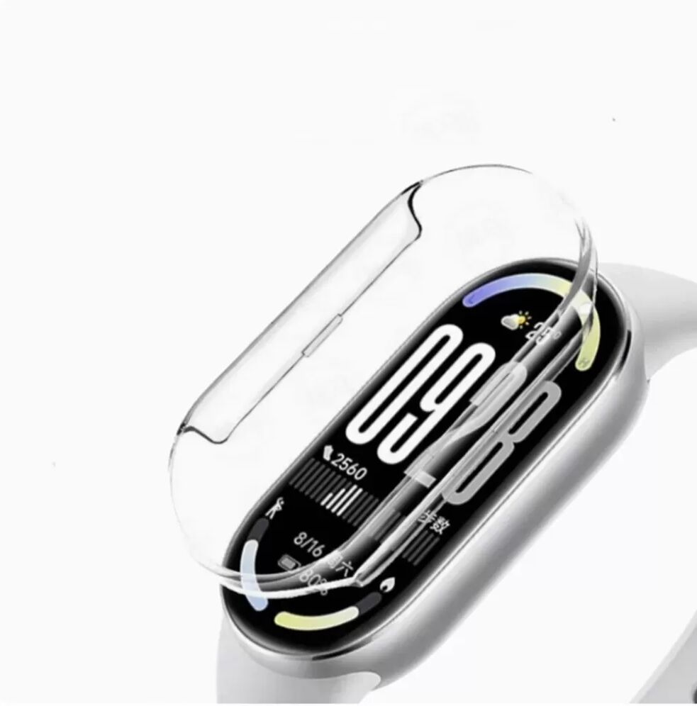 INF Transparente Schutzhülle kompatibel mit Xiaomi Band 10/10 NFC – PC-Schutz vor Stößen und Staub