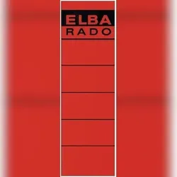 ELBA Ordnerrücken-Etiketten 'ELBA RADO' - kurz/breit, rot