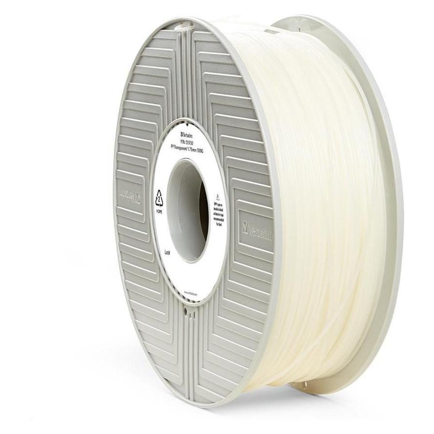 Verbatim 3D Printer Filament PP 1,75 mm 500 g natural (PP, 500 g, 1.75 mm) (55952)