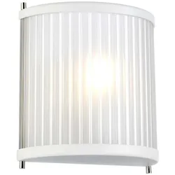 Elstead Lighting, Deckenleuchte, Corona Wandleuchte E27 Weiss satiniert lackiert, poliert (E27)