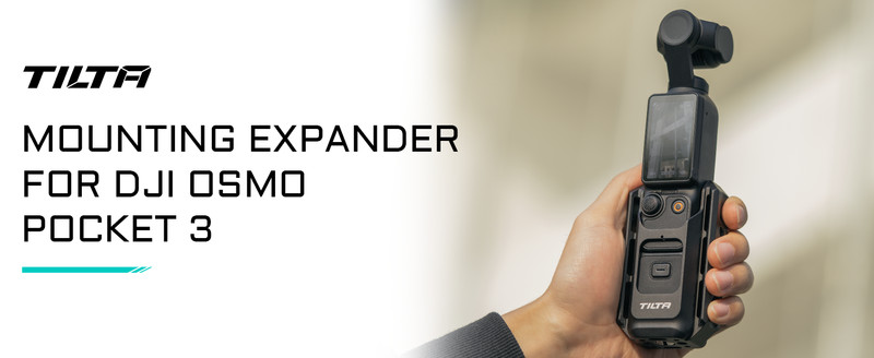 Tilta Accessoire Montage Expander voor DJI Osmo Pocket 3 - Zwart (TA-T65-AME-B)