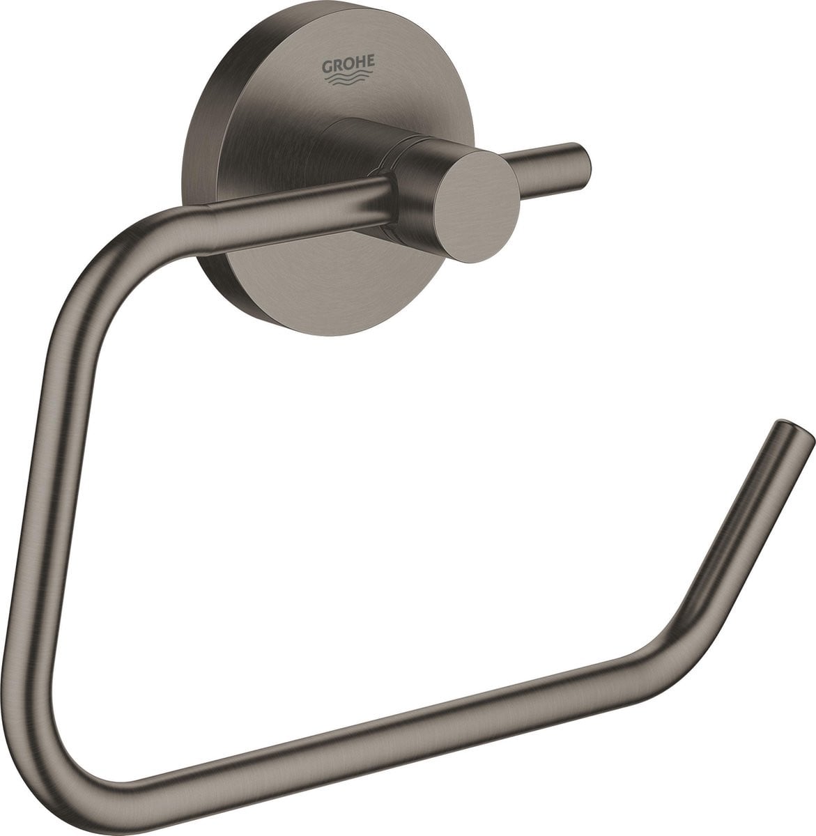 GROHE Essentials Toiletrolhouder - Geborsteld Hard Graphite (Mat Antraciet)