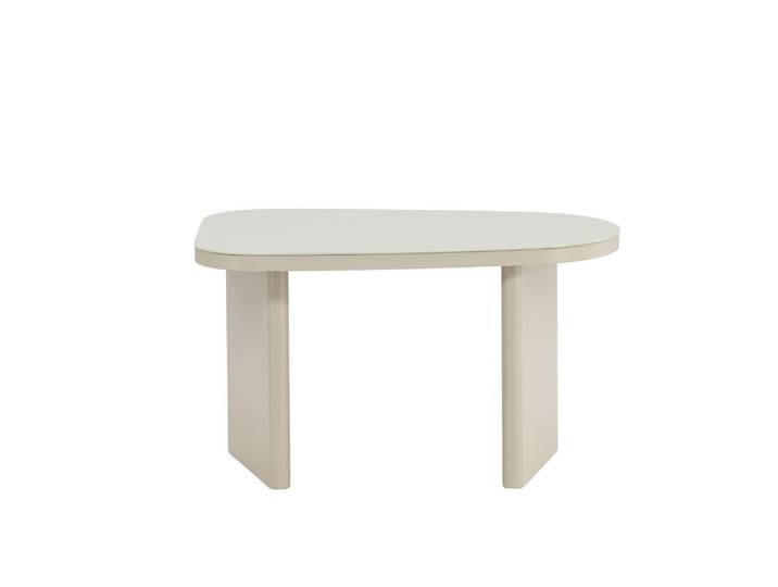 Grönvik Table D’appoint Blanc Table De Nuit Beige.