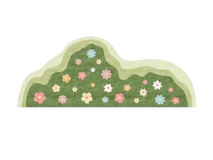 Rosafarbener Teppich mit unregelmäßiger Form for Schlafzimmerdekoration Flauschige, weiche Teppiche for das Wohnzimmer, dicker Plüsch-Moos-Teppich for den Nachttisch(Color4,100x200cm)