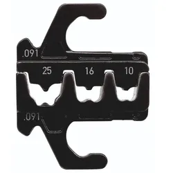Rennsteig Multicrimp® Crimpeinsatz für Aderendhülsen 10,0 / 16,0 / 25,0 mm2 - 629 091 3 0 1