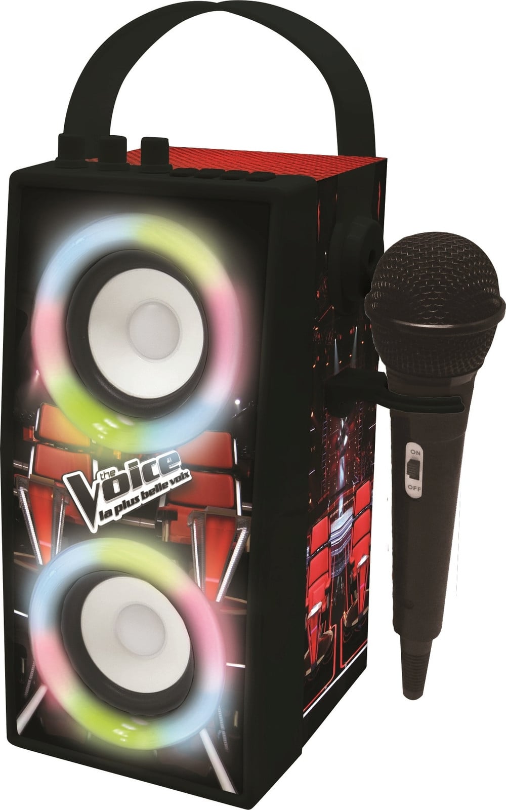 Lexibook The Voice Portable Bluetooth Trend Speaker met Microfoon en Lichteffecten