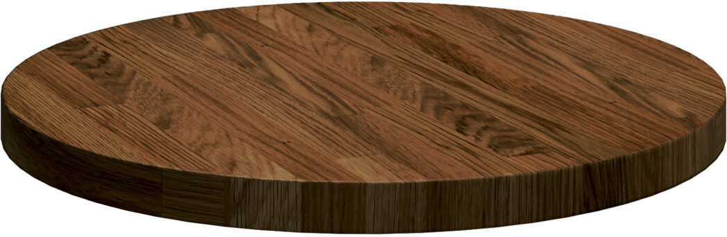 Alpen Home Solid Wood Table Top Dark Brown 2.5cm H x 40cm W x 40cm D