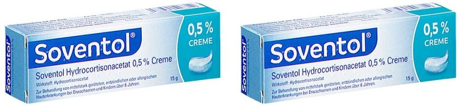 Soventol HydroCortisonacetat 0,5 % 2x15g