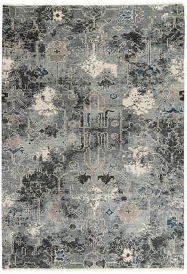 NAVATEXTURA Abby Neutral Multi-colored Hand-knotted Wool Area Rug
