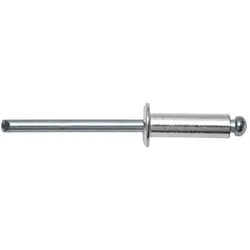 SWG, Nieten, 93741255 Flachrundniete O x L 4 mm 12 Aluminium 100 St.