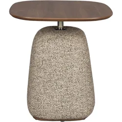 Dutchbone, Couchtisch + Beistelltisch, Shelly Side Table Cinnamon (48 x 48 x 51.50 cm)