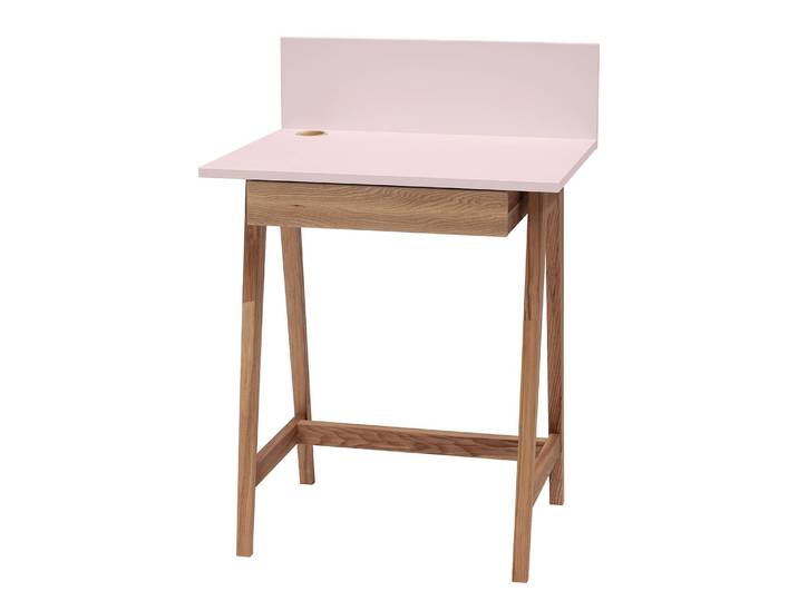 Bureau Ophelia II 65cm Rose foncé/Rose clair