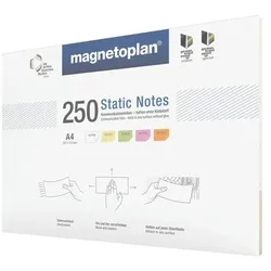 Magnetoplan Moderationskarten »Static Notes« DIN A4 mehrfarbig