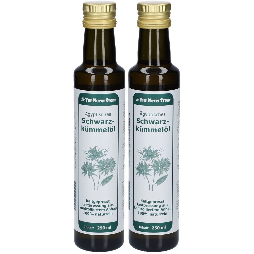 Schwarzkümmelöl 100 % Ägyptisch kaltgepresst x2 2x250 ml Öl