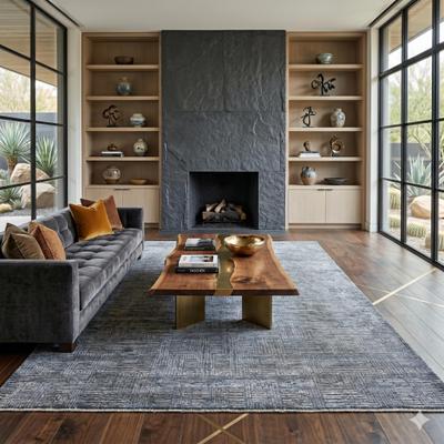 Amer Rugs Quartz Desoto Modern & Contemporary Geometric Hand-Knotted Area Rug