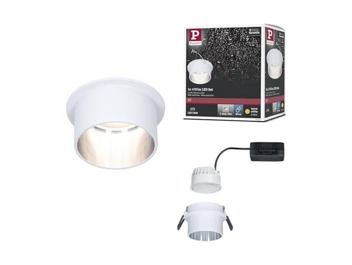 Paulmann LED Einbauleuchte Gil 3-Step-Dim 6W 2700K Weiß matt
