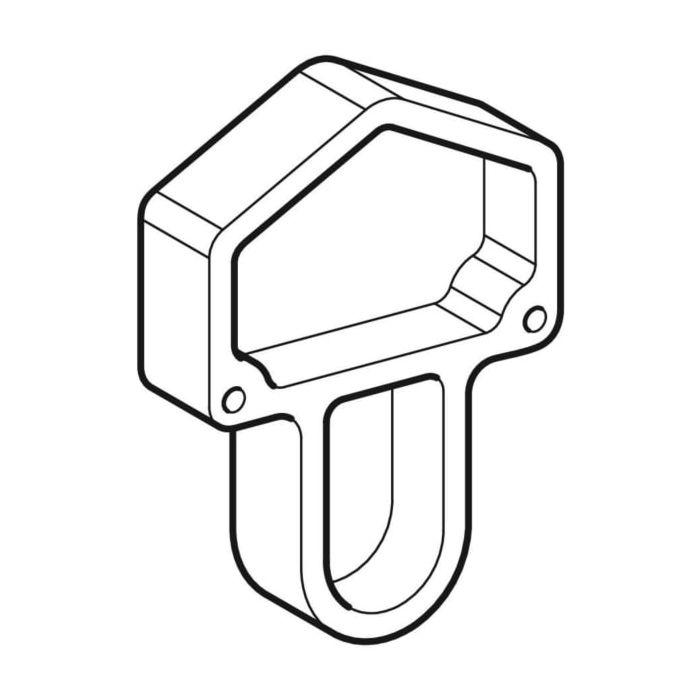 Geberit Bauschutz für WWC Befestigung 241522001 höhenverstellbares Element