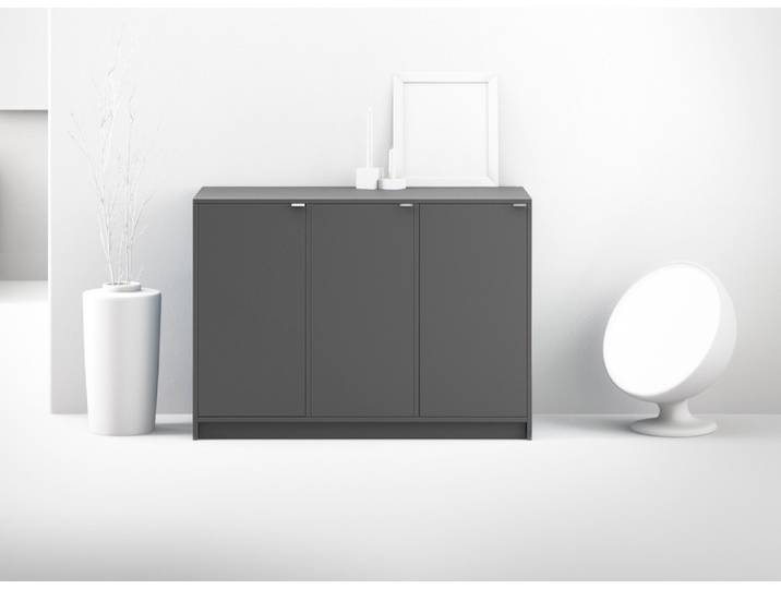 Kommode nach Maß - Highboard mit vielen Optionen Premium Dekore Basaltgrau
