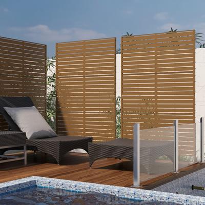 Lumibee 2Set Patio Outdoor Privacy Metal Screens and Panels