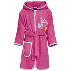 Playshoes Frottee-Bademantel Flamingo pink 98/104 - pink