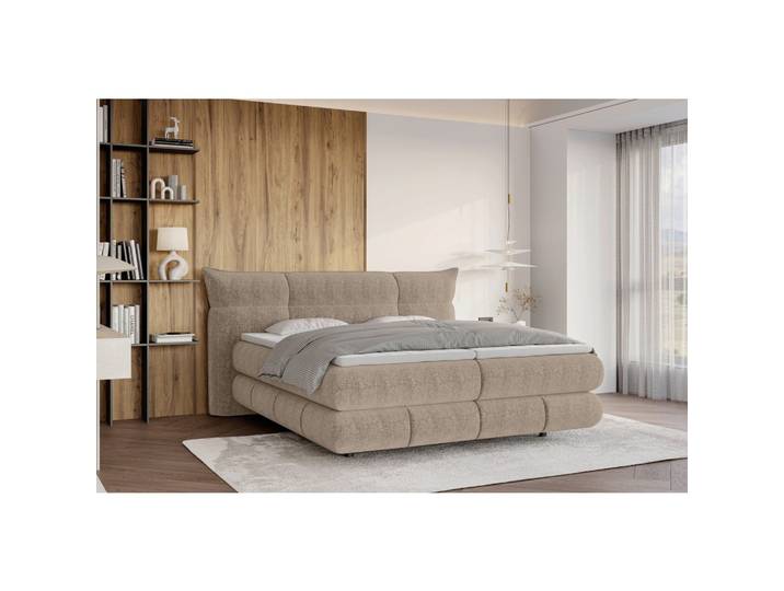 Boxspringbett Auris Ecru ca. 180x200cm